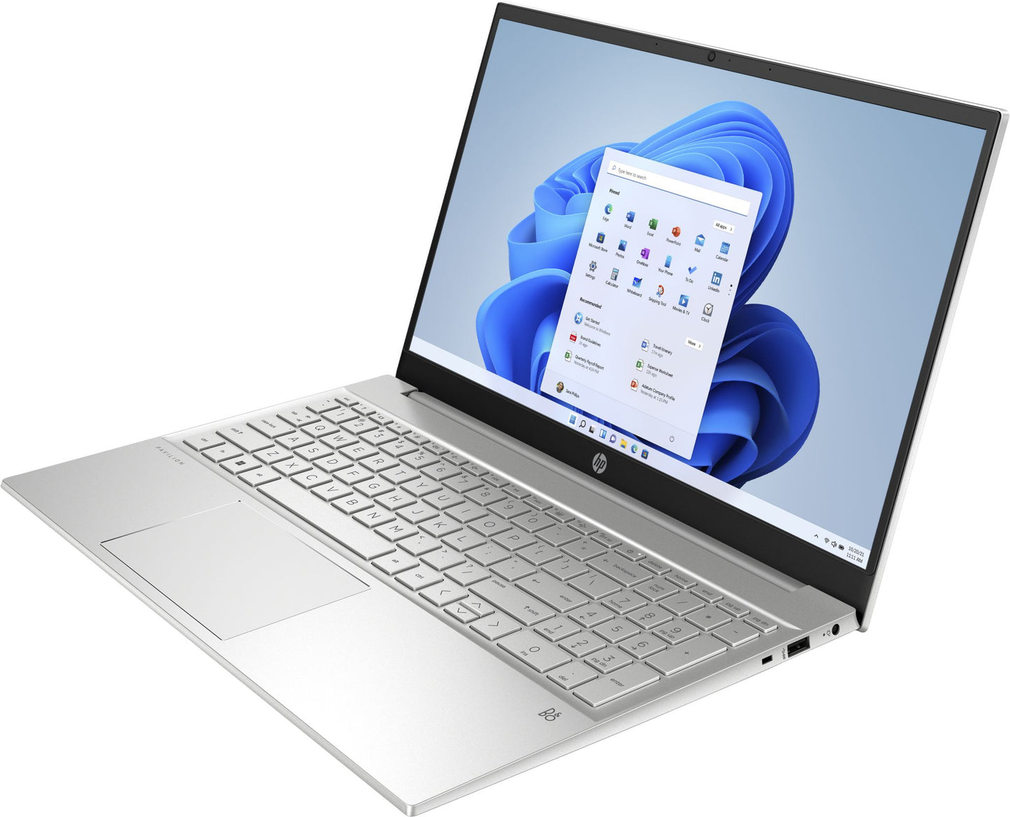 HP Pavilion 15-eg3005na Laptop 39.6 cm (15.6") Touchscreen Full HD Intel® Core™ i5 i5-1335U 8 GB DDR4-SDRAM 512 GB SSD Wi-Fi 6 (802.11ax) Windows 11 Home Silver