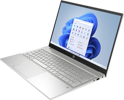 HP Pavilion 15-eg3005na Laptop 39.6 cm (15.6") Touchscreen Full HD Intel® Core™ i5 i5-1335U 8 GB DDR4-SDRAM 512 GB SSD Wi-Fi 6 (802.11ax) Windows 11 Home Silver