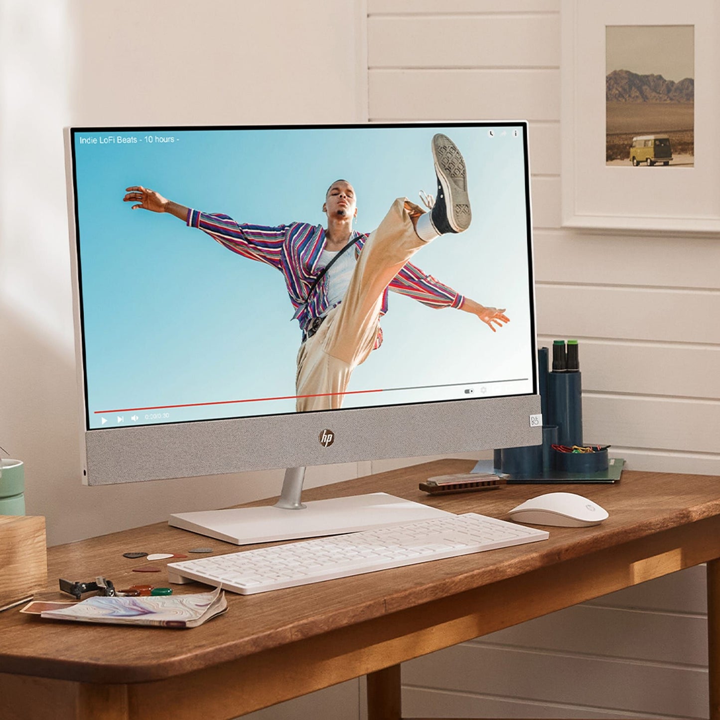 HP Pavilion 24-ca1004na AMD Ryzen™ 7 60.5 cm (23.8") 1920 x 1080 pixels 8 GB DDR4-SDRAM 512 GB SSD All-in-One PC Windows 11 Home Wi-Fi 6 (802.11ax) White