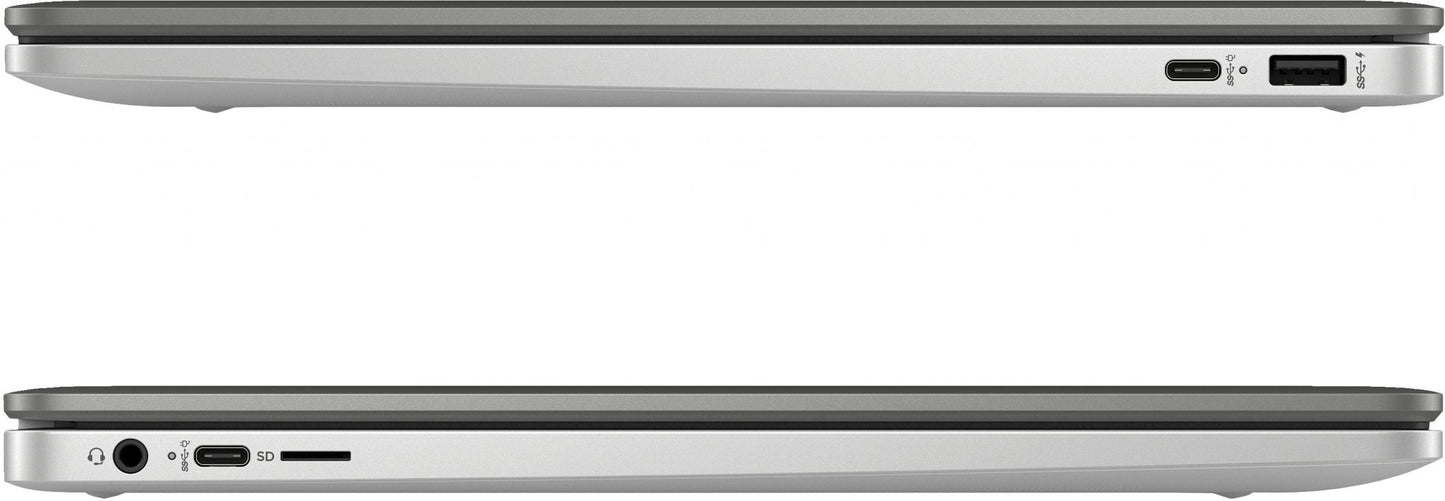 HP Chromebook 15a-na0001na 39.6 cm (15.6") HD Intel® Celeron® N4500 4 GB LPDDR4x-SDRAM 64 GB eMMC Wi-Fi 5 (802.11ac) ChromeOS Silver