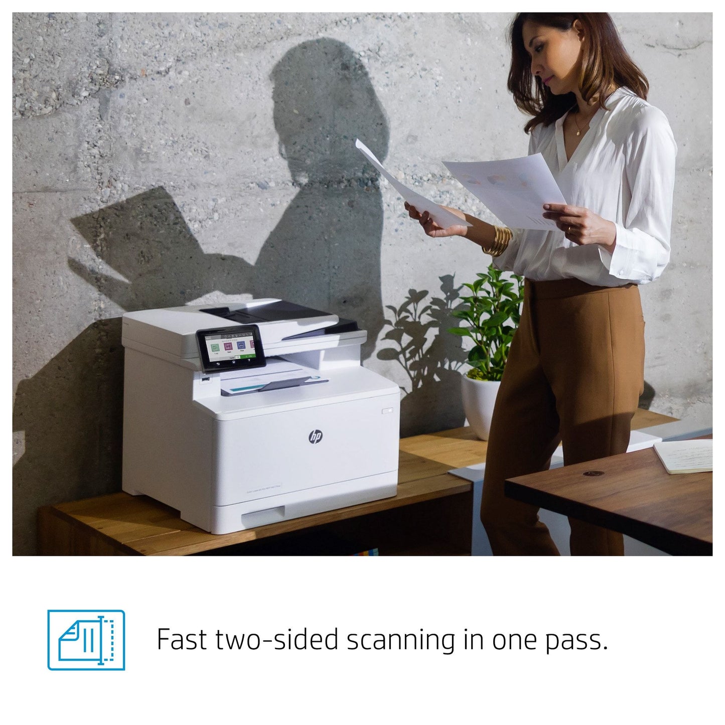 HP Color LaserJet Pro MFP M479dw, Print, copy, scan, email, Two-sided printing; Scan to email/PDF; 50-sheet ADF