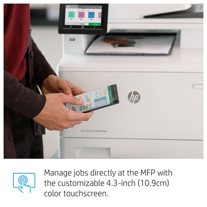 HP Color LaserJet Pro MFP M479dw, Print, copy, scan, email, Two-sided printing; Scan to email/PDF; 50-sheet ADF