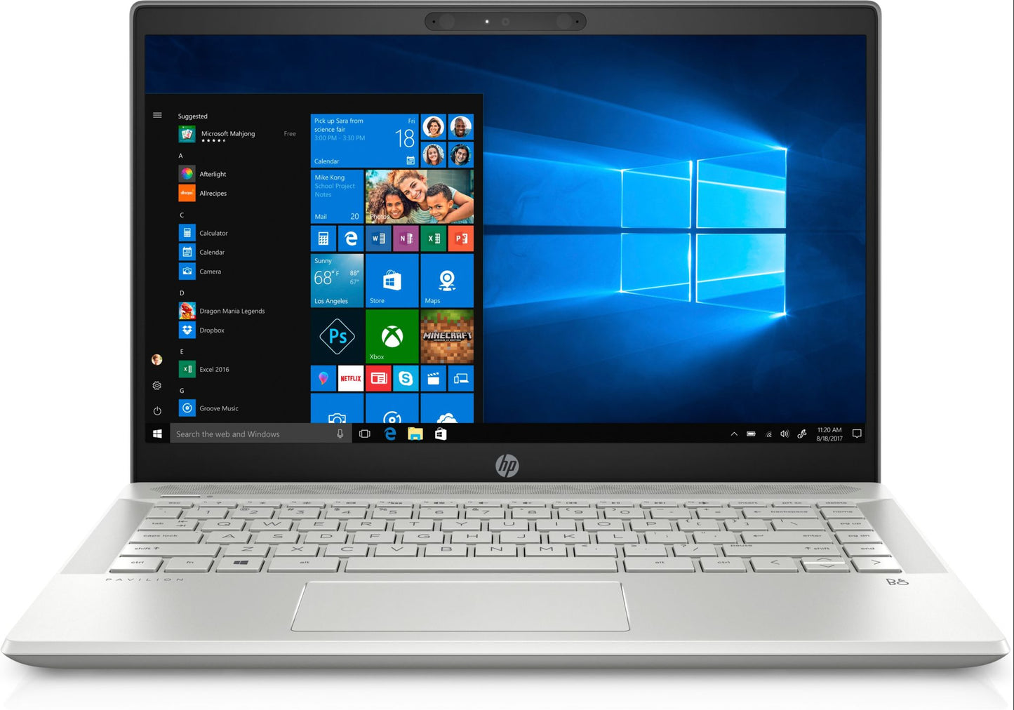 HP Pavilion 14-ce3501na Laptop 35.6 cm (14") Full HD Intel® Core™ i5 i5-1035G1 8 GB DDR4-SDRAM 512 GB SSD Wi-Fi 5 (802.11ac) Windows 10 Home Silver