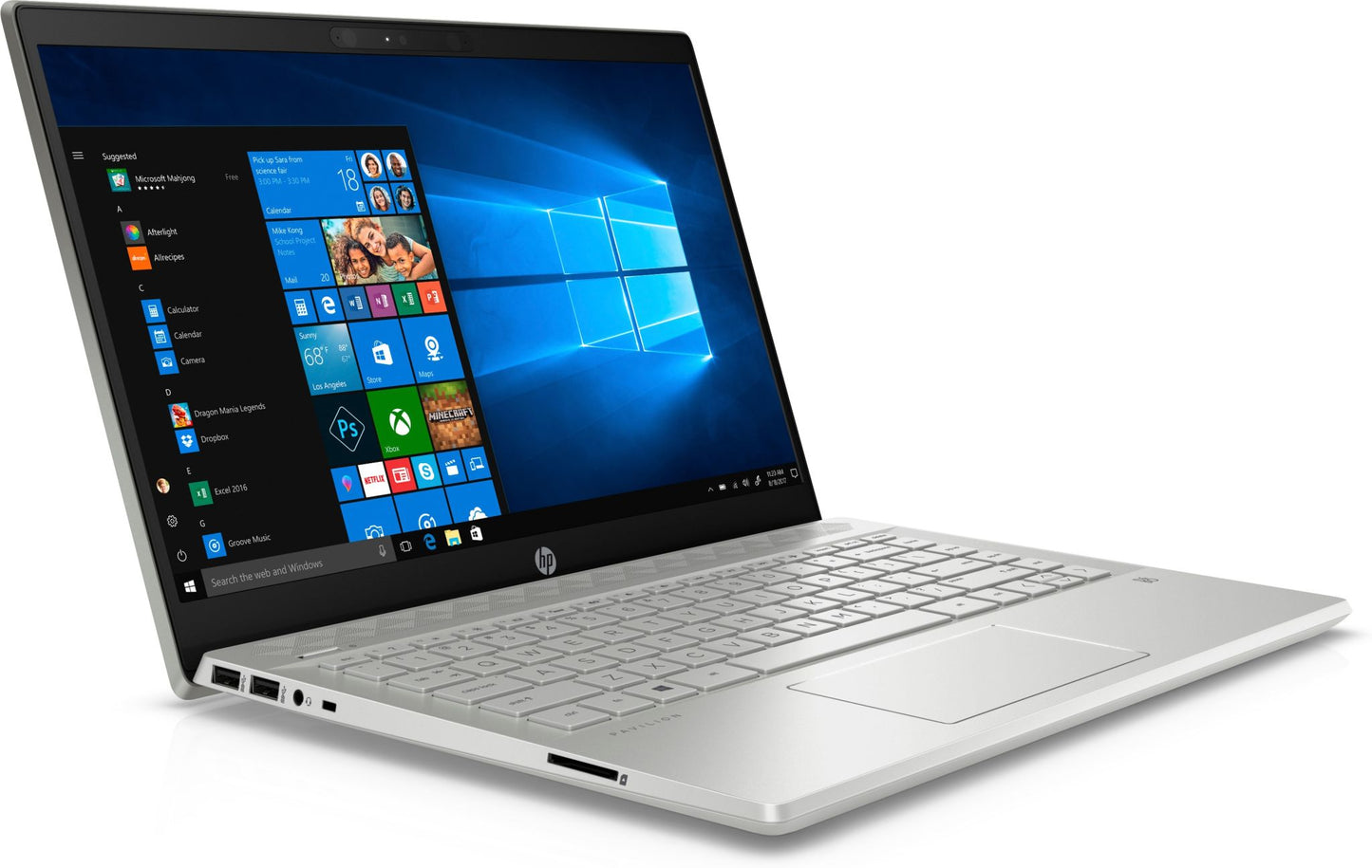 HP Pavilion 14-ce3501na Laptop 35.6 cm (14") Full HD Intel® Core™ i5 i5-1035G1 8 GB DDR4-SDRAM 512 GB SSD Wi-Fi 5 (802.11ac) Windows 10 Home Silver