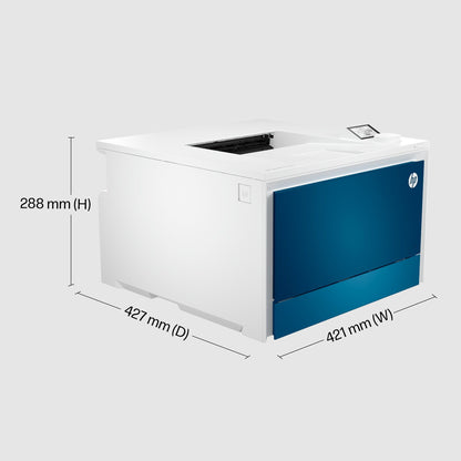 HP Color LaserJet Pro 4202dn Printer, Color, Printer for Small medium business, Print, Print from phone or tablet; Two-sided printing; Optional high-capacity trays