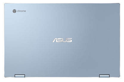 ASUS Chromebook Flip C433TA-AJ0005 laptop 35.6 cm (14") Touchscreen Full HD Intel® Core™ m3 m3-8100Y 4 GB LPDDR3-SDRAM 64 GB eMMC Wi-Fi 5 (802.11ac) ChromeOS Blue, Silver