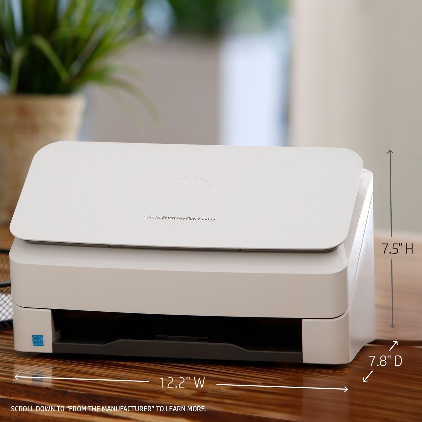HP Scanjet Enterprise Flow 7000 s3 Sheet-fed scanner 600 x 600 DPI A4 White