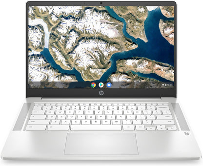 HP Chromebook 14a-na0500na 35.6 cm (14") Full HD Intel® Celeron® N4020 4 GB LPDDR4-SDRAM 64 GB eMMC Wi-Fi 5 (802.11ac) ChromeOS White