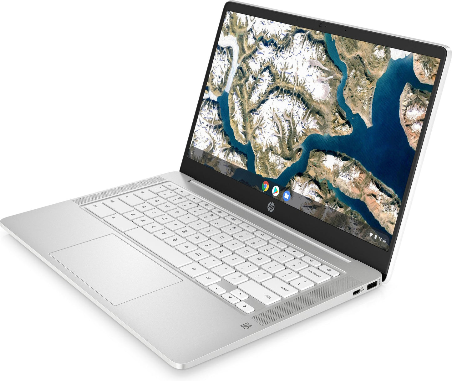 HP Chromebook 14a-na0500sa 35.6 cm (14") Full HD Intel® Celeron® N4020 4 GB LPDDR4-SDRAM 64 GB eMMC Wi-Fi 5 (802.11ac) ChromeOS White