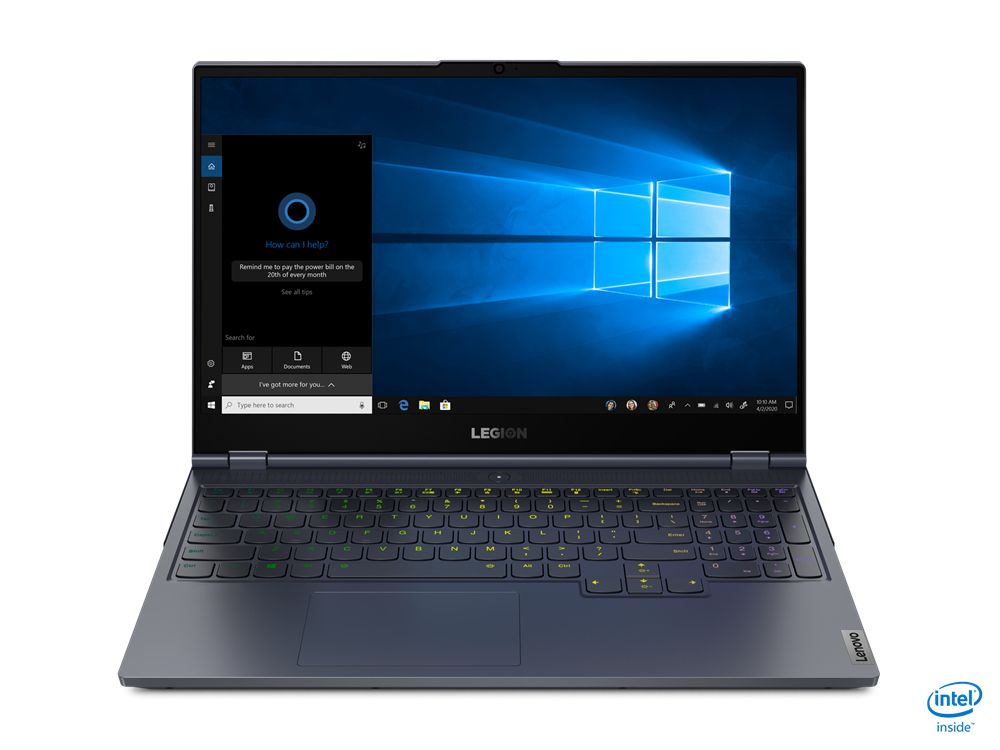 Lenovo Legion 7i i7-10750H Notebook 39.6 cm (15.6") Full HD Intel® Core™ i7 16 GB DDR4-SDRAM 1 TB SSD NVIDIA GeForce RTX 2070 SUPER Wi-Fi 6 (802.11ax) Windows 10 Home Grey