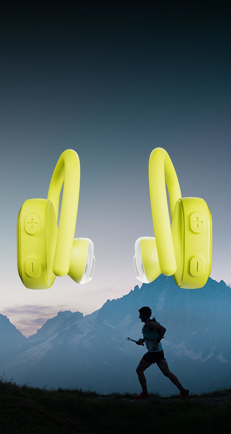 Skullcandy Push Ultra Headset Wireless In-ear Sports Bluetooth Yellow