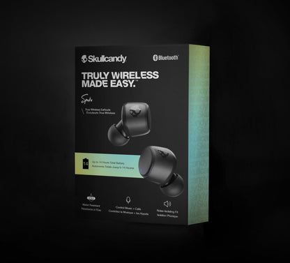 Skullcandy SPOKE Headset Wireless In-ear Calls/Music Micro-USB Bluetooth Black