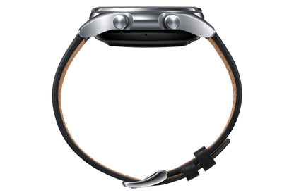 Samsung Galaxy Watch3 3.05 cm (1.2") OLED Digital 360 x 360 pixels Touchscreen Silver Wi-Fi GPS (satellite)