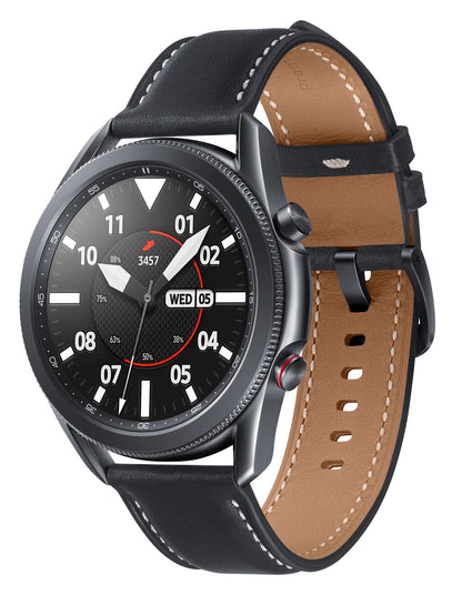 Samsung Galaxy Watch3 3.56 cm (1.4") OLED Digital 360 x 360 pixels Touchscreen Black Wi-Fi GPS (satellite)