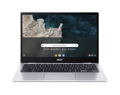 Acer Chromebook Spin 513 CP513-1H - (Qualcomm SC7180, 4GB RAM, 64GB eMMC, 13.3 inch Full HD Touchscreen Display, Chrome OS, Silver)