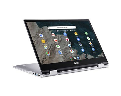 Acer Chromebook Spin 513 CP513-1H - (Qualcomm SC7180, 4GB RAM, 64GB eMMC, 13.3 inch Full HD Touchscreen Display, Chrome OS, Silver)