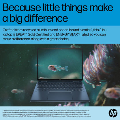 HP Spectre x360 14-ea0519na Hybrid (2-in-1) 34.3 cm (13.5") Touchscreen WUXGA+ Intel® Core™ i5 i5-1135G7 8 GB LPDDR4-SDRAM 512 GB SSD Wi-Fi 6 (802.11ax) Windows 11 Home Black