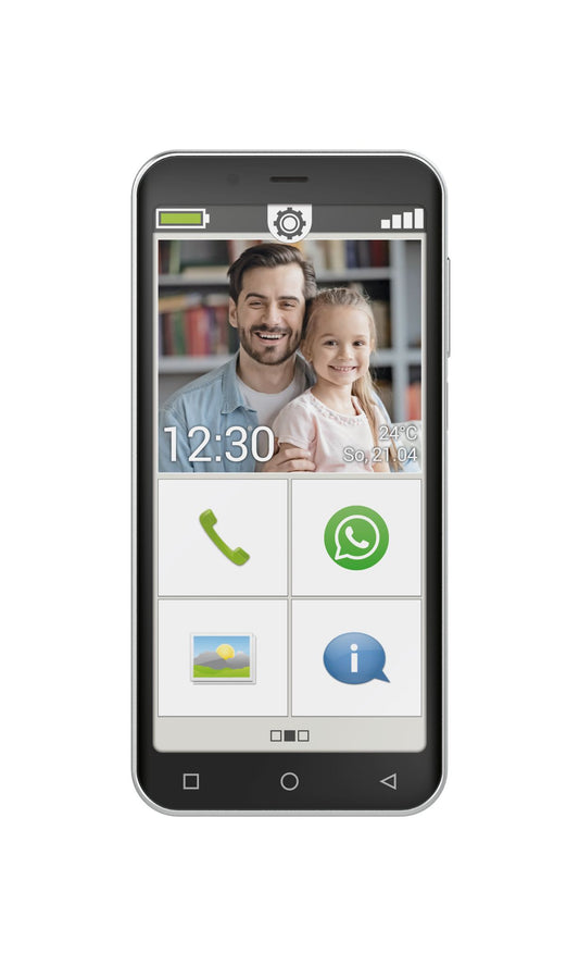 Emporia SMART 4 12.7 cm (5") Single SIM Android 10.0 4G USB Type-C 3 GB 32 GB 2500 mAh Black