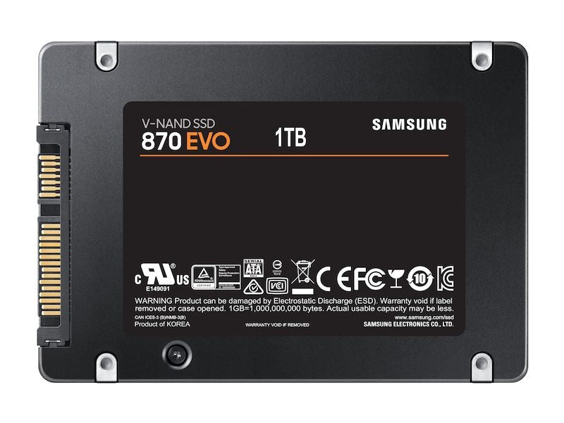Samsung 870 EVO 2.5" 1000 GB Serial ATA III V-NAND