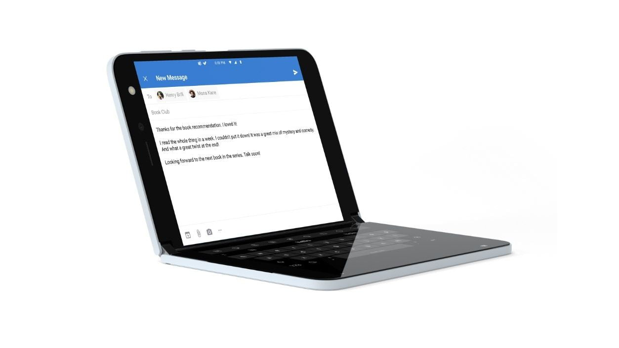 Microsoft Surface Duo 14.2 cm (5.6") Dual SIM Android 10.0 4G USB Type-C 6 GB 128 GB 3577 mAh White