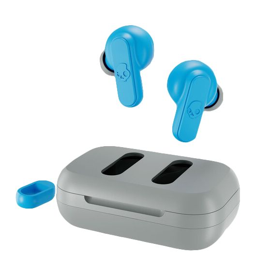 Skullcandy Dime Headset Wireless In-ear Calls/Music Micro-USB Bluetooth Blue, Light grey