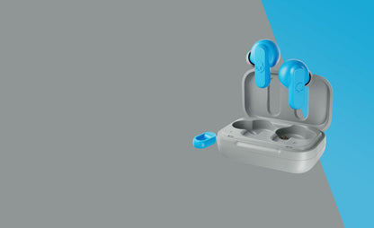 Skullcandy Dime Headset Wireless In-ear Calls/Music Micro-USB Bluetooth Blue, Light grey