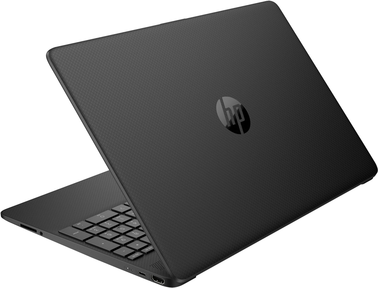 HP 15s-fq0004na Laptop 39.6 cm (15.6") Full HD Intel® Pentium® Silver N5030 4 GB DDR4-SDRAM 128 GB SSD Wi-Fi 5 (802.11ac) Windows 11 Home in S mode Black