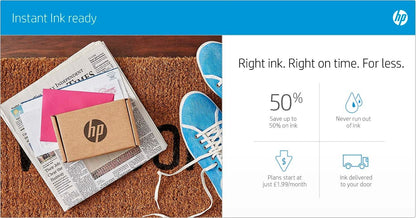 HP DeskJet 3760 All-in-One Printer, Color, Printer for Home, Print, copy, scan, wireless, Wireless; Instant Ink eligible; Print from phone or tablet; Scan to PDF