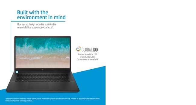 HP 17-cn0009na Laptop 43.9 cm (17.3") Full HD Intel® Core™ i3 i3-1125G4 8 GB DDR4-SDRAM 256 GB SSD Wi-Fi 5 (802.11ac) Windows 11 Home Silver