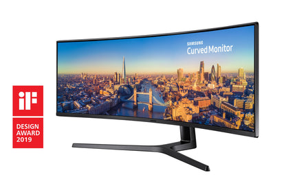 Samsung C49J890DKR computer monitor 124.5 cm (49") 3840 x 1080 pixels 4K Ultra HD Black