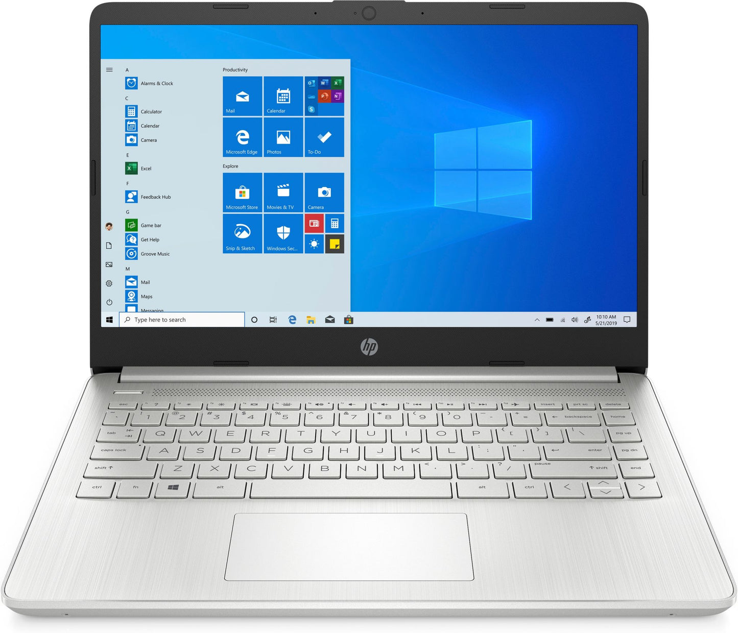 HP 14s-fq1000na Laptop 35.6 cm (14") Full HD AMD Ryzen™ 5 5500U 8 GB DDR4-SDRAM 256 GB SSD Wi-Fi 5 (802.11ac) Windows 11 Home Silver