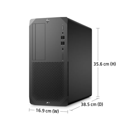 HP Z2 G8 Tower Intel® Core™ i7 i7-11700 16 GB DDR4-SDRAM 512 GB SSD Windows 10 Pro Workstation Black