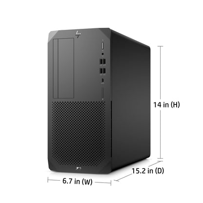 HP Z2 G8 Tower Intel® Core™ i7 i7-11700 16 GB DDR4-SDRAM 512 GB SSD Windows 10 Pro Workstation Black