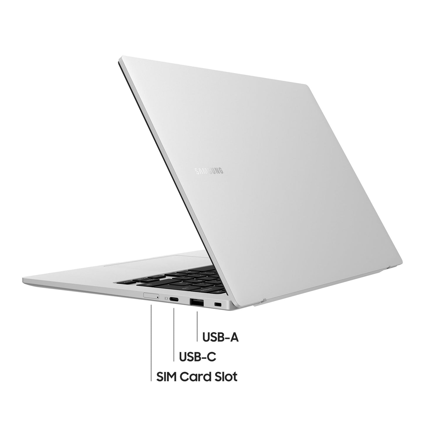 Samsung Galaxy Book Go Laptop 35.6 cm (14") Full HD Qualcomm Snapdragon 7c 4 GB LPDDR4-SDRAM 128 GB SSD Wi-Fi 5 (802.11ac) Windows 11 Home Silver
