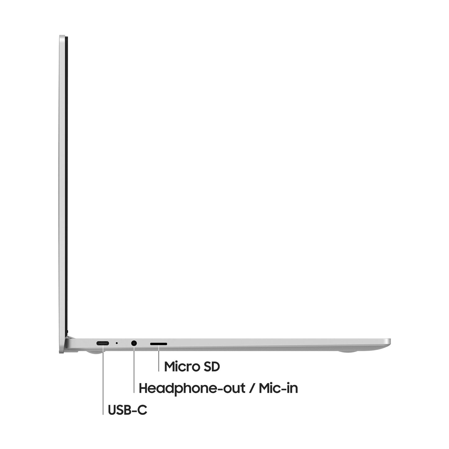Samsung Galaxy Book Go Laptop 35.6 cm (14") Full HD Qualcomm Snapdragon 7c 4 GB LPDDR4-SDRAM 128 GB SSD Wi-Fi 5 (802.11ac) Windows 11 Home Silver