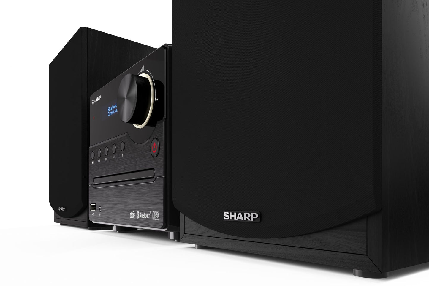 Sharp XL-B517D Home audio micro system 45 W Black
