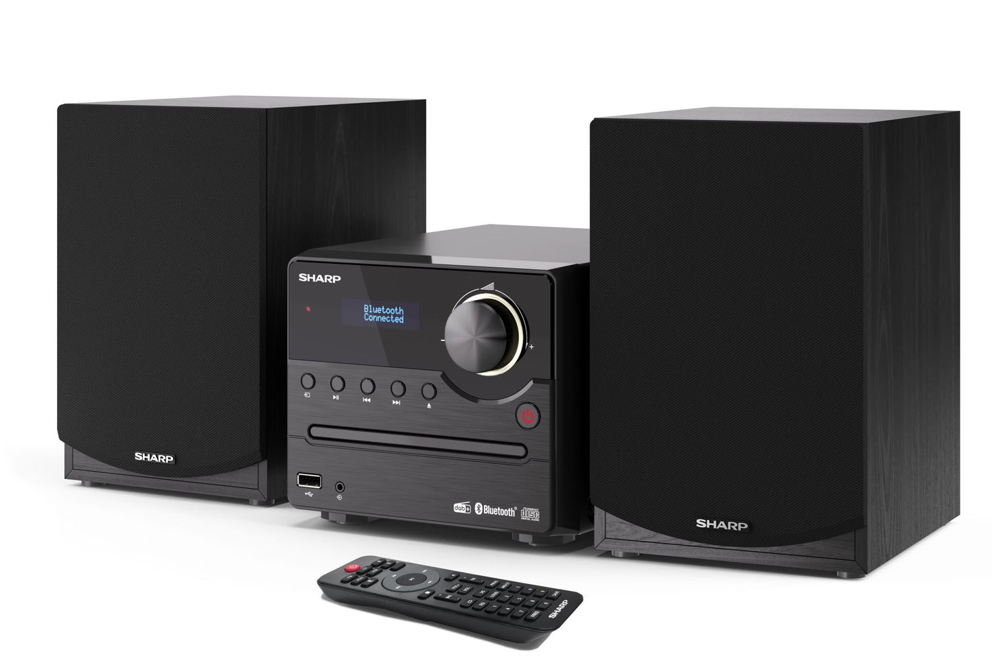 Sharp XL-B517D Home audio micro system 45 W Black