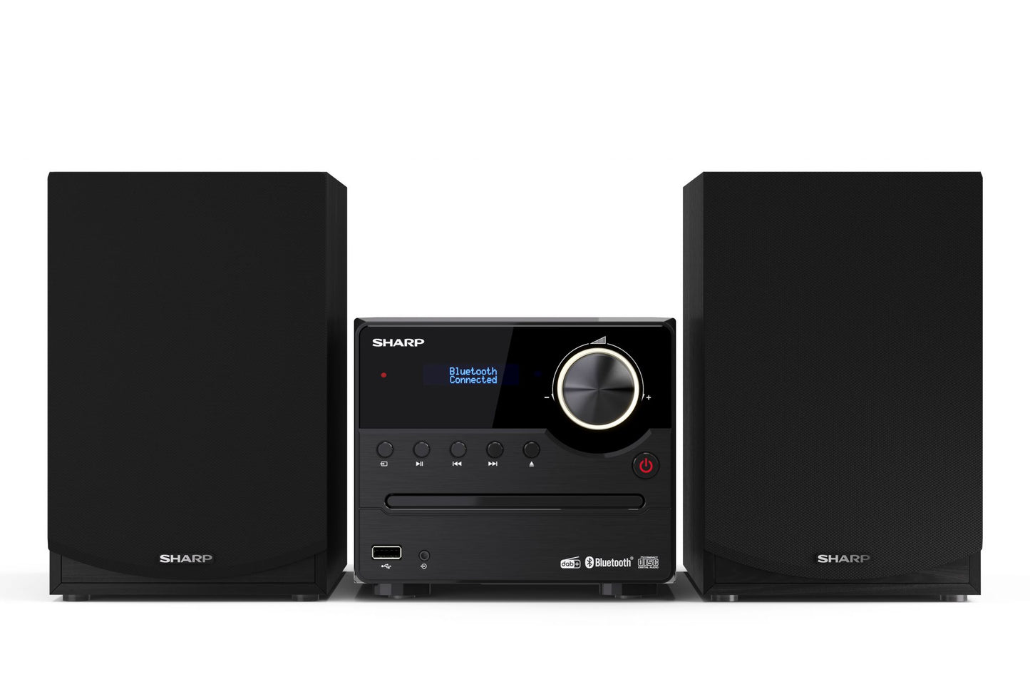Sharp XL-B517D Home audio micro system 45 W Black