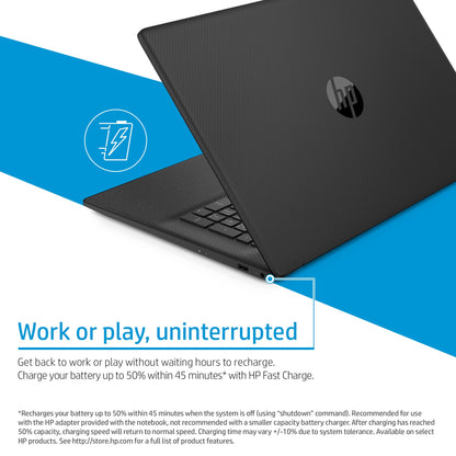 HP 17-cn0040na Laptop 43.9 cm (17.3") Full HD Intel® Core™ i5 i5-1135G7 8 GB DDR4-SDRAM 512 GB SSD Wi-Fi 5 (802.11ac) Windows 11 Home Black