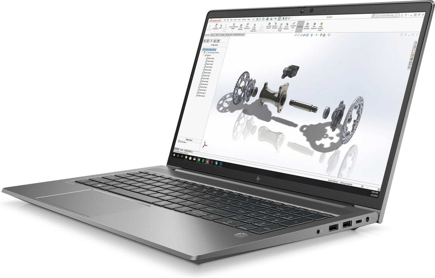 HP ZBook Power 15.6 inch G8 i5-11400H Mobile workstation 39.6 cm (15.6") Full HD Intel® Core™ i5 16 GB DDR4-SDRAM 512 GB SSD NVIDIA T600 Wi-Fi 6 (802.11ax) Windows 10 Pro Grey