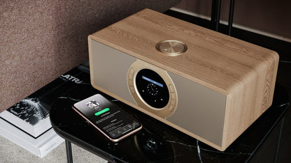 Sharp DR-I470 PRO Clock Analog & digital Brown, Gold