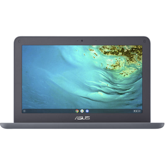 ASUS Chromebook C202XA-GJ0084-3Y laptop 29.5 cm (11.6") HD MediaTek MT8173C 4 GB LPDDR3-SDRAM 32 GB eMMC Wi-Fi 5 (802.11ac) ChromeOS Blue, White