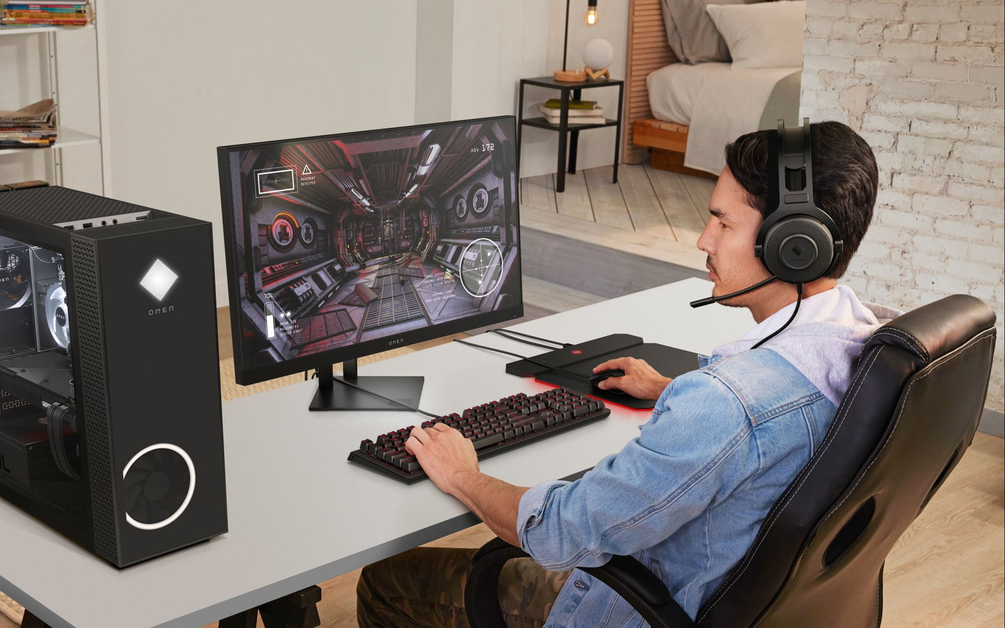 HP OMEN GT13-1047na Tower AMD Ryzen™ 7 5800X 16 GB DDR4-SDRAM 2.51 TB HDD+SSD NVIDIA GeForce RTX 3080 Windows 11 Home PC Black