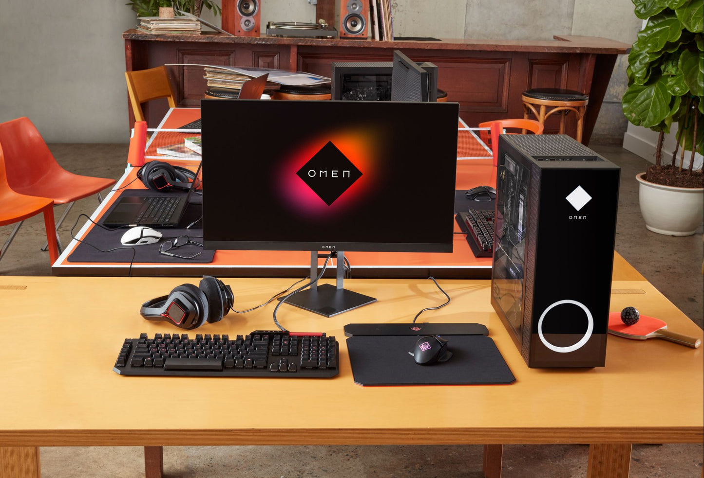 HP OMEN GT13-1047na Tower AMD Ryzen™ 7 5800X 16 GB DDR4-SDRAM 2.51 TB HDD+SSD NVIDIA GeForce RTX 3080 Windows 11 Home PC Black