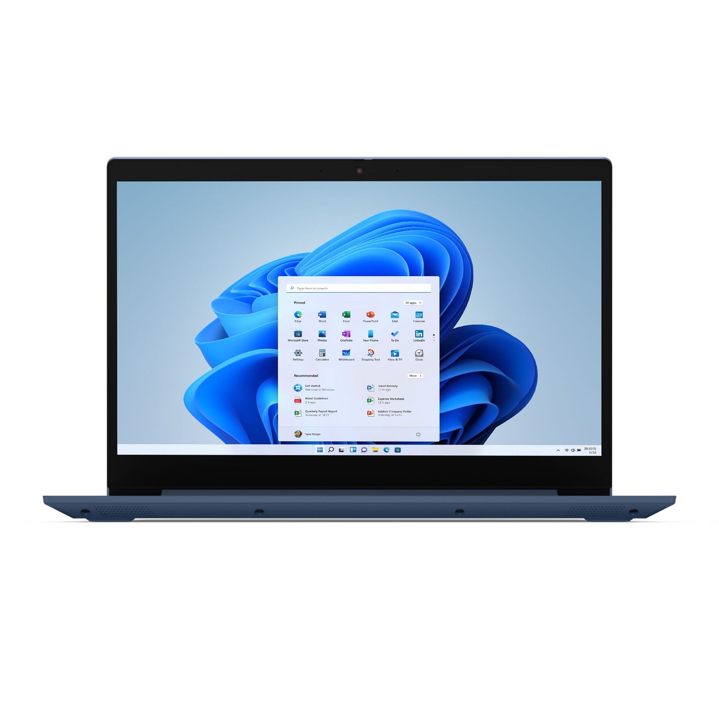 Lenovo IdeaPad 3 Laptop 39.6 cm (15.6") Full HD Intel® Core™ i5 i5-1135G7 8 GB DDR4-SDRAM 256 GB SSD Wi-Fi 6 (802.11ax) Windows 11 Home in S mode Blue