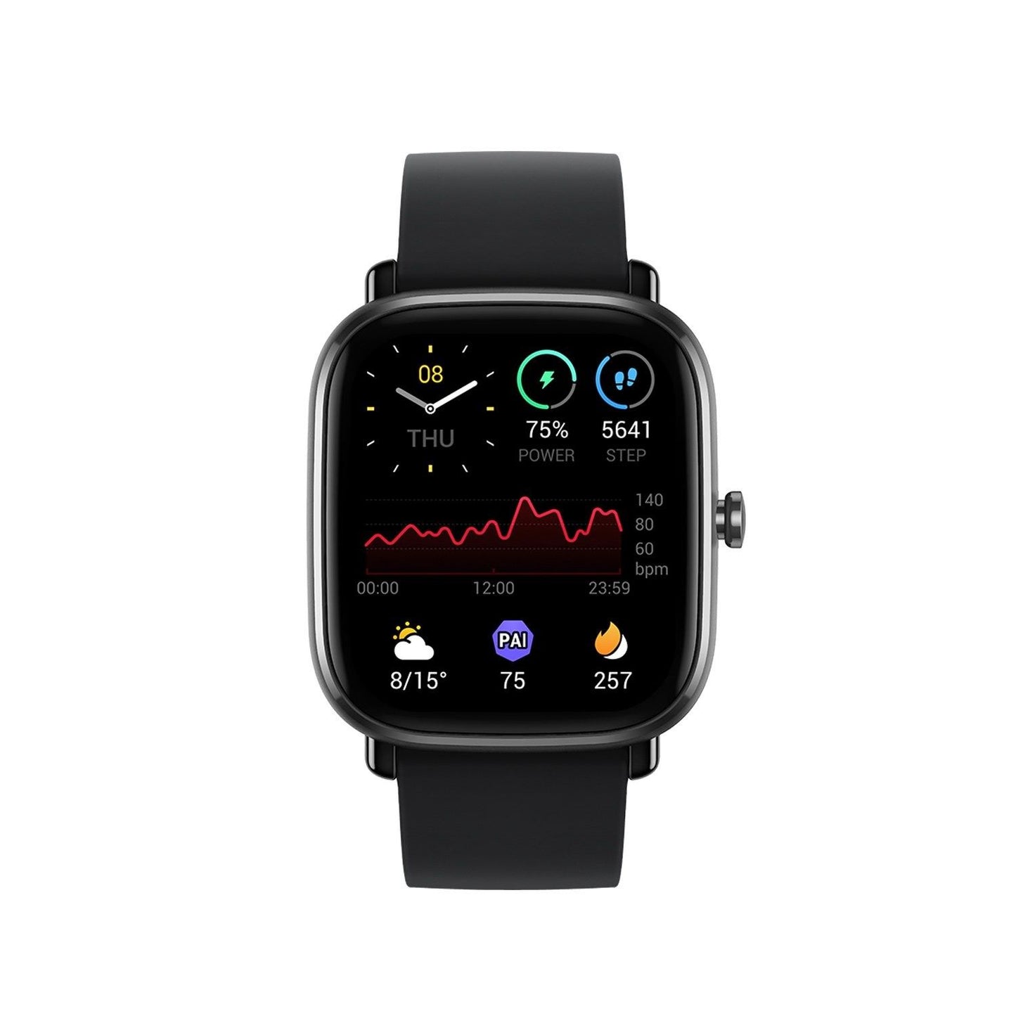 Amazfit GTS 2 mini 3.94 cm (1.55") AMOLED 40 mm Digital 354 x 306 pixels Touchscreen Black GPS (satellite)