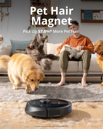 Eufy X8 robot vacuum 0.6 L Bagless Black, Blue, Rose