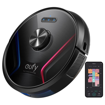 Eufy X8 robot vacuum 0.6 L Bagless Black, Blue, Rose