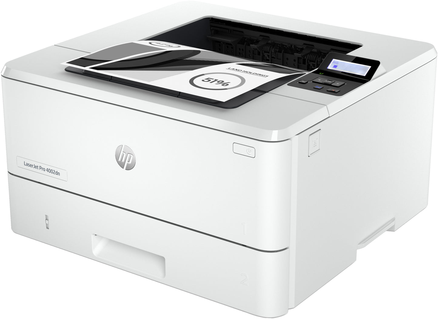 HP LaserJet Pro 4002dn Printer Black and white Printer for Small medium business Print Two-sided printing; Fast first page out speeds; Energy Efficient; Compact Size; Strong Security