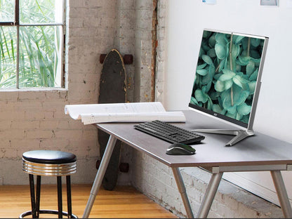 Acer Aspire C24-1651 All-in-One PC - (Intel Core i5-1135G, 8GB, 2TB HDD and 512GB SSD, NVIDIA GeForce MX450, 23.8 inch Full HD Touchscreen Display, Wireless Keyboard and Mouse, Windows 11, Silver)